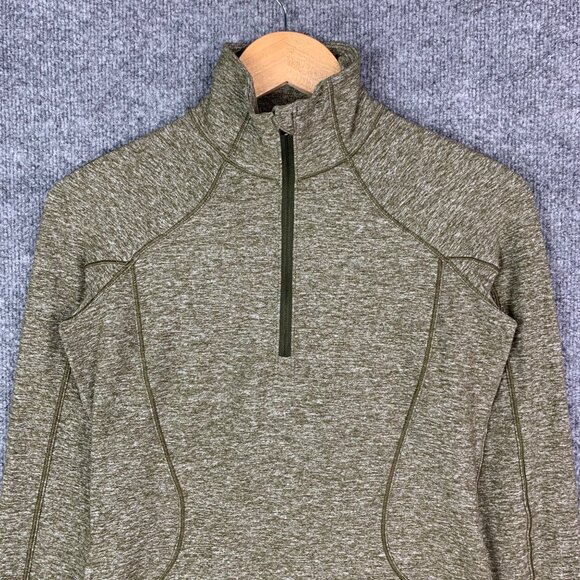 Lululemon Sz 4 Rush Hour Half Zip Athleisure Long Sleeve Stretch Athletic Shirt - Picture 5 of 11